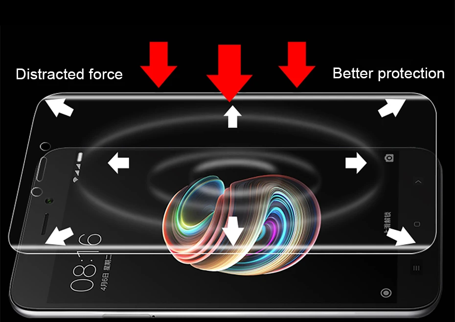 Усиленная Гидрогелевая пленка для Xiaomi Redmi 4X 4A 5 Plus, защитная пленка для экрана для Redmi Note 5 5A, защитная пленка не стекло
