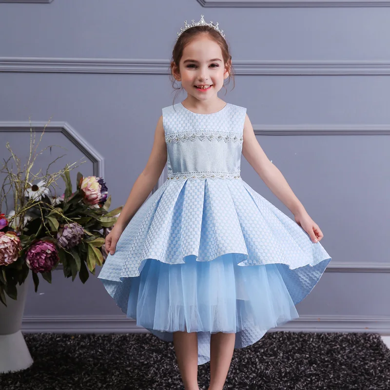 Платья с цветочным узором для девочек; элегантное платье принцессы; детское свадебное платье; Детские платья для девочек; праздничное платье; vestido infantil