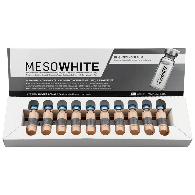 

10 Bottles 5Ml Bb Glow Bb Cream White Brightening Serum Natural Nude Make Up Foundation Microneedle Treatment System Facial Be