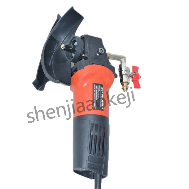Water injection type polishing machine hand grinder Electric stone wet polisher Cement marble