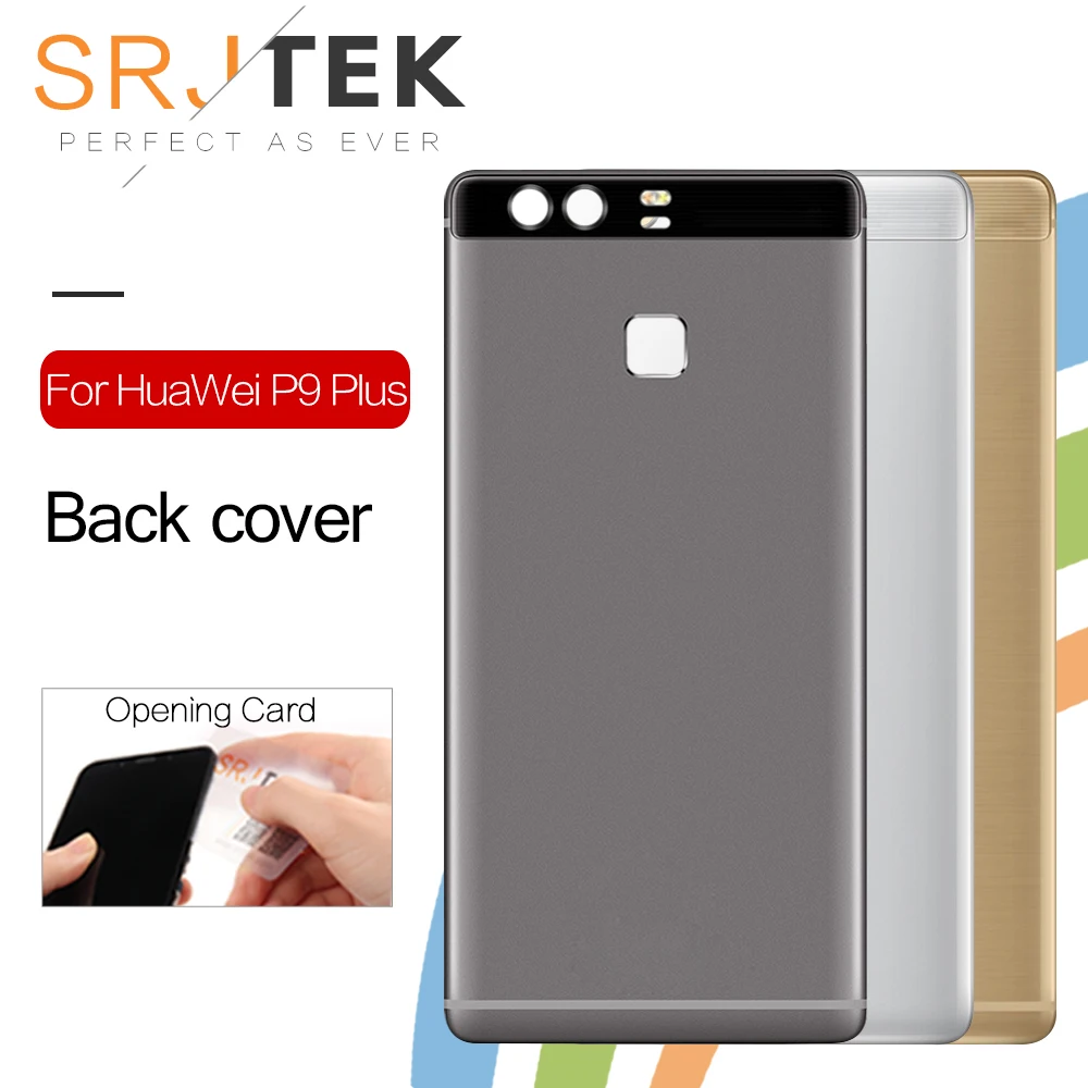 

SRJTEK Back Cover Housing Case For Huawei P9 Plus Rear Door Housing Case Back Glass Cover Replacement