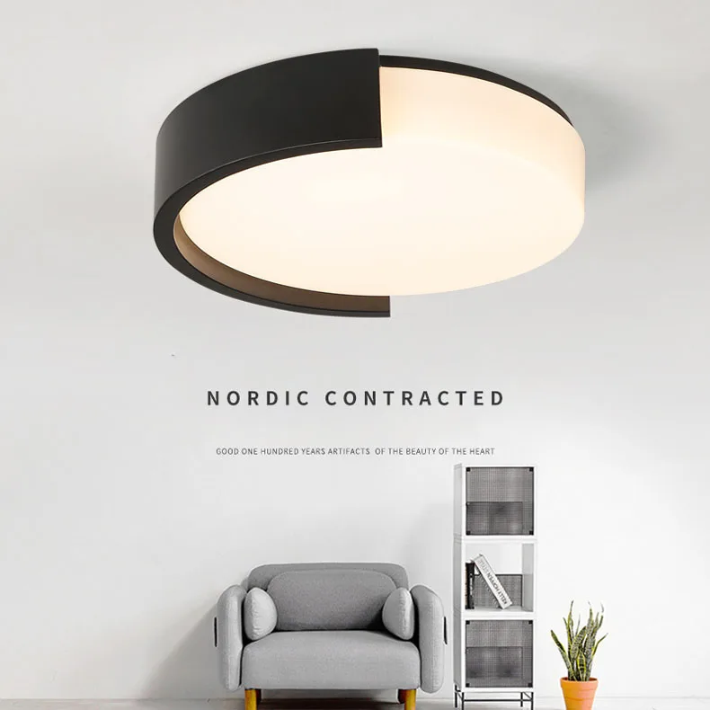 

Creative LED Bedroom Ceiling Light Minimalist LED SMD Ceiling Lamp Modern Style Flush Mount Light Ceiling Lighting