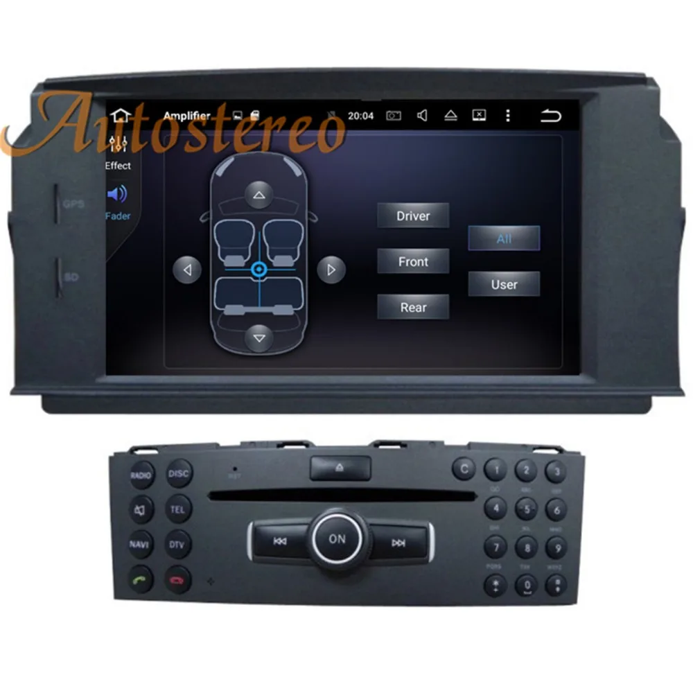 Perfect Android 9 Car DVD Player GPS Navigation For MERCEDES BENZ C Class C200 C180 C220 W204 multimedia headunit radio tape recorder 3