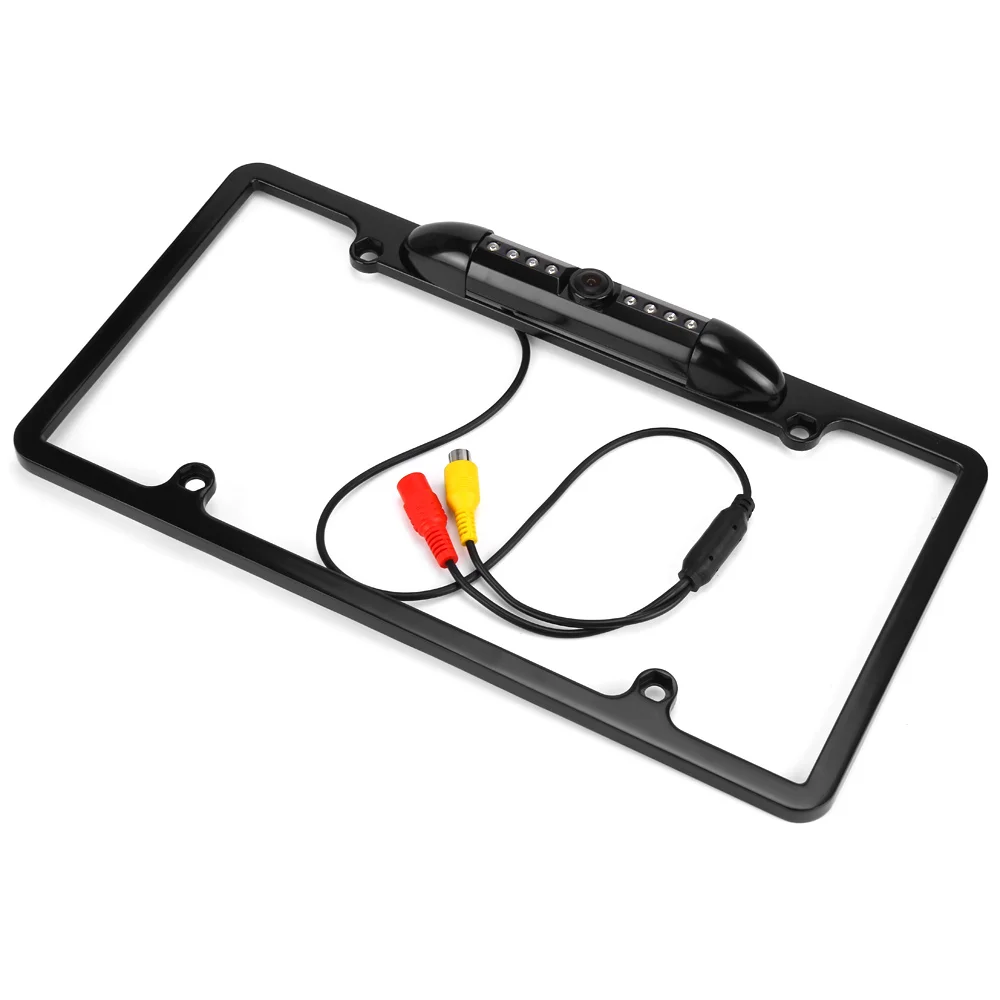 

USA Car License Plate Frame Size Rear View Rearview Camera Universal CCD IR Night Vision