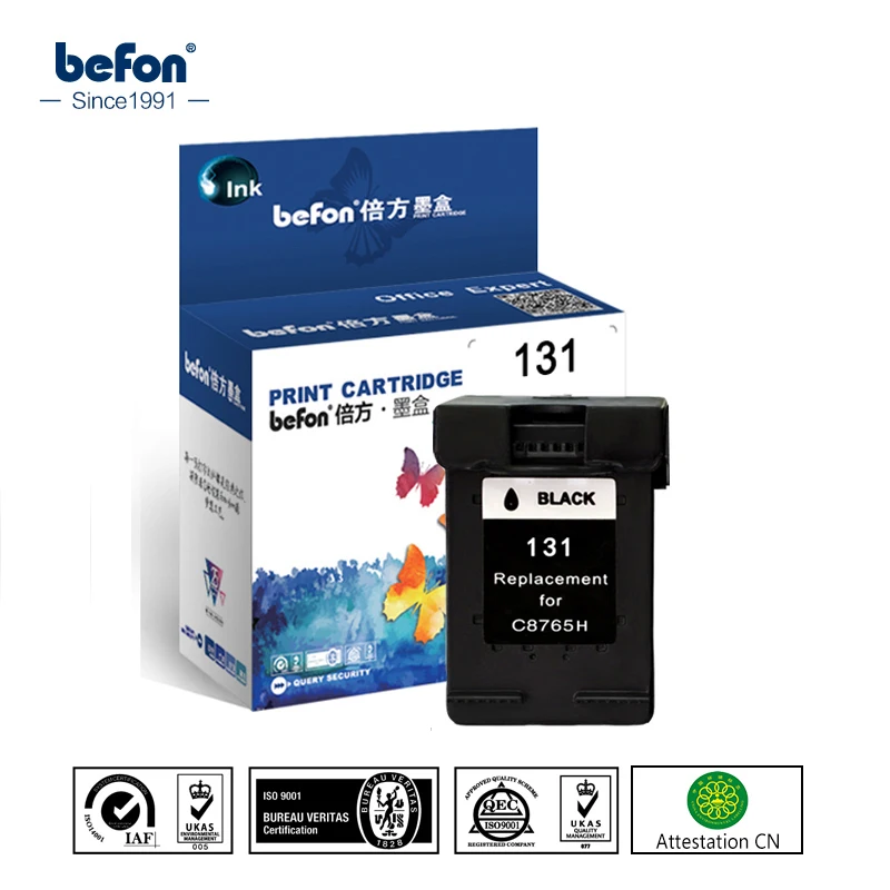 Сменный картридж befon для принтера HP 131 совместимый с Deskjet 460 5740 5940 6520 6540 2570 5743 5943|ink