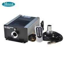 Maykit Оптоволоконный Light генератор с огоньком колесо 20 Вт Белый Пульт дистанционного управления без Шум 4 DMX канала