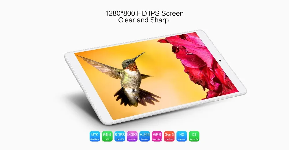 Teclast P80H ПК Планшеты 8 дюймов четырехъядерный Android 5,1 64 бит MTK8163 ips 1280x800 двойной wifi 2,4G/5G HDMI gps Bluetooth планшетный ПК