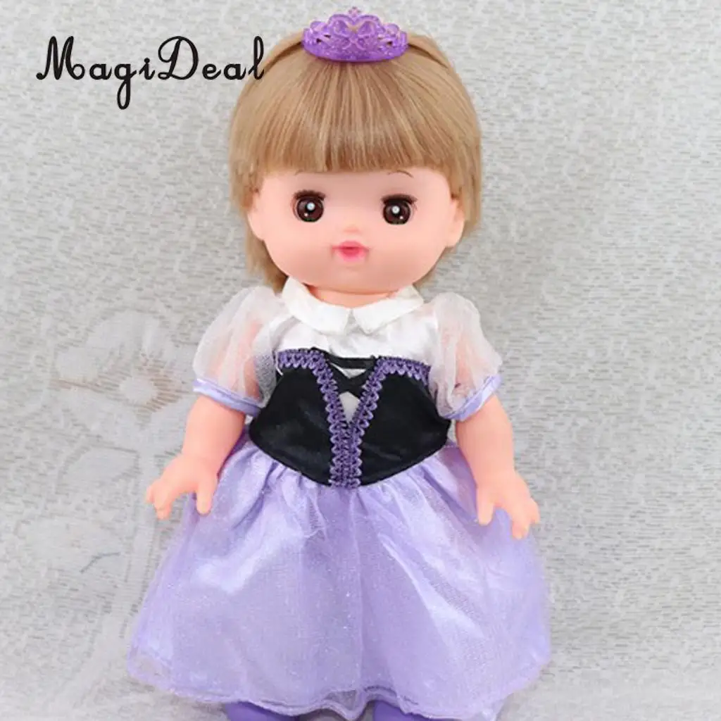 Handmade 10 inch Doll Garment Dress Skirt Costume for Mellchan Doll Outfit Accessory