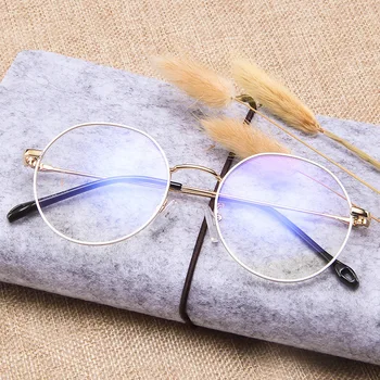 

KOTTDO Classic Round Frame Metal Optical Brand Designer Women Eyeglasses Frame Glasses Computer Glasses Men Accessories