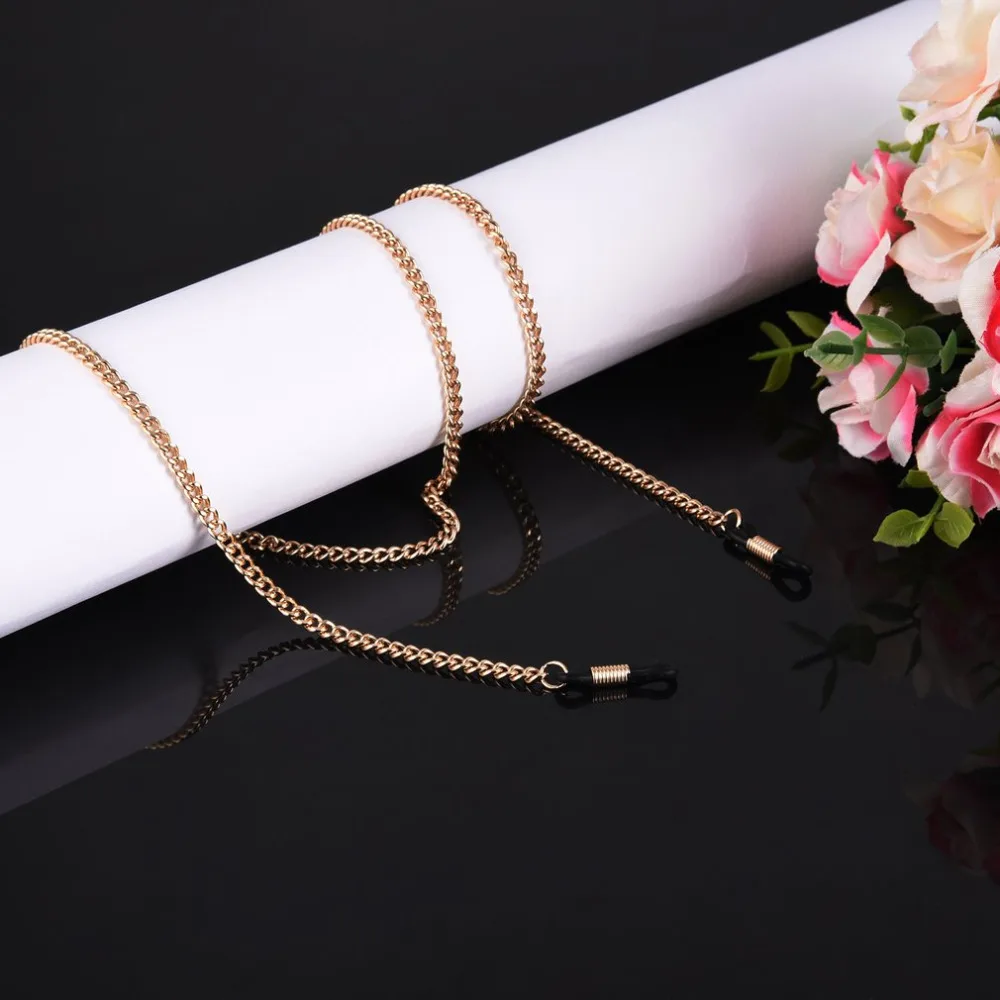 Stylish Delicate Metal Eyeglasses Glasses Chain Necklace Eyewear Cord Alloy Neck Strap Holder Cord Gifts Friend