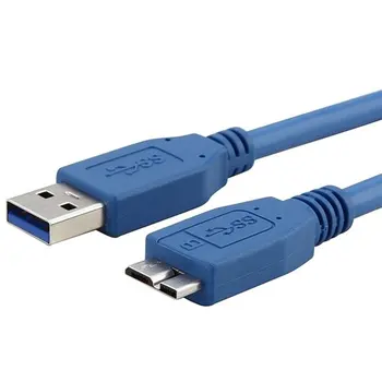 

SuperSpeed USB 3.0 Cable, Type A to Type B Micro, M / M, 3 FT, Blue