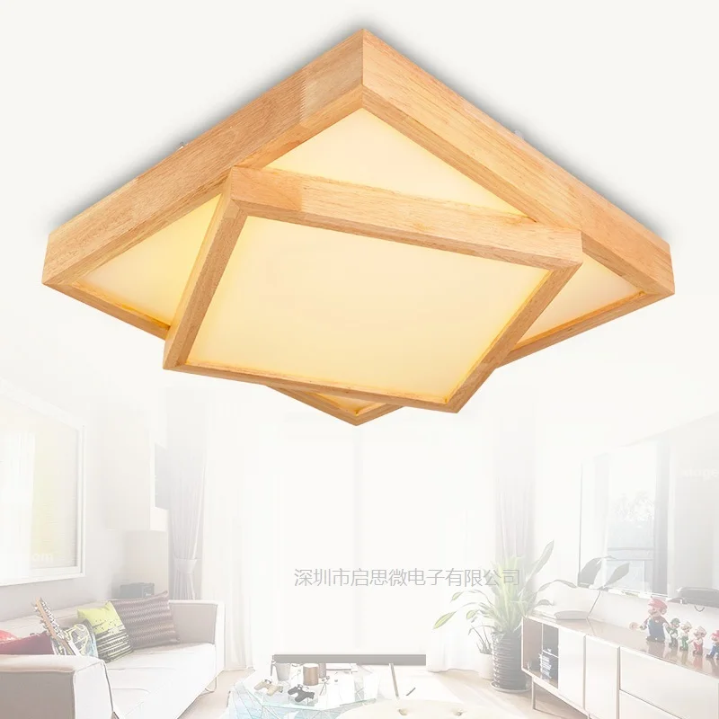 Новые деревянные потолочные светильники Lamparas De Techo lustre Luminaria Abajur для дома Avize