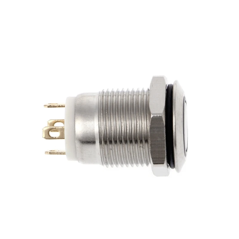 

12mm LED illuminated Metal Momentary Push Button Switch Boat Car 3A/220V DC