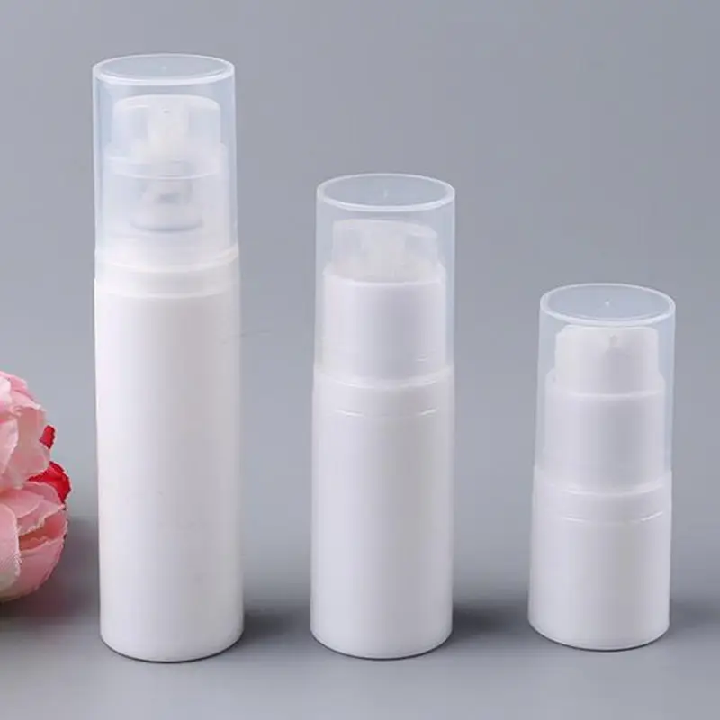 

5ml 10ml 15ml PP press pump emulsion bottle empty lotion bottles travel refillable container