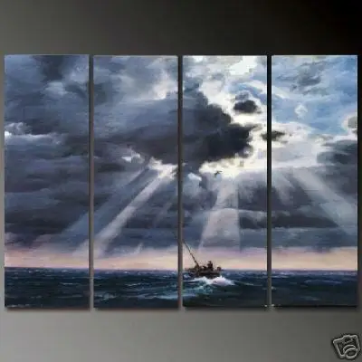 Excellent ABSTRACT HUGE WALL ART OIL PAINTING ON CANVAS | Дом и сад