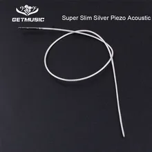 Super Slim High Sensitive Acoustic Piezo Silver Guitar Saddle PIEZO Bridge Pickup for Acoustic Guitar Guitar Parts & Accessories Super Slim High Sensitive Acoustic Piezo Silver Guitar Saddle PIEZO Bridge Pickup for Acoustic Guitar Guitar Parts & Accessories