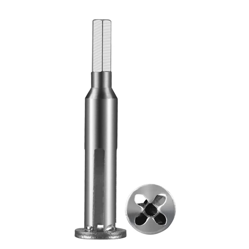 

2.5/4 Square Automatic 5 Wire Universal Parallel Electrical Cable Wire Quick Connector Metal Drill Bit Stripping Twist Wire Tool