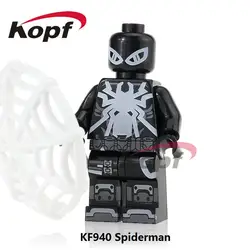 Kf940 Super Heroes Venom-паук Человек-паук клоун Железный человек коллекция aessmble Кирпичи Строительные Конструкторы Детский подарок Игрушечные