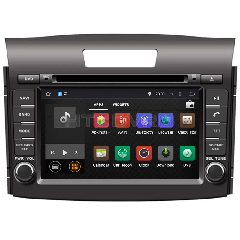 Clearance YMODVHT 7inch 4G Octa Core Android 9.0 7.1 Car DVD Player for Honda CRV 2012- GPS Navigation Auto RDS Radio Audio Video Stereo 1