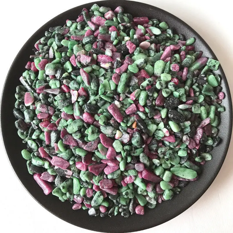 

50g 4 Size Red and Green Treasure of Natural Sand Gravel Degaussing Ore Crystal Natural Stones And Minerals