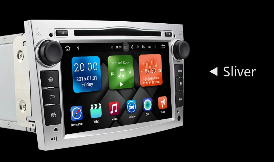 Cheap Eunavi Quad Core Android 9.0 2 din Car DVD Stereo for Vauxhall Opel Astra H G Vectra Antara Zafira Corsa GPS Navi Radio 2G 27