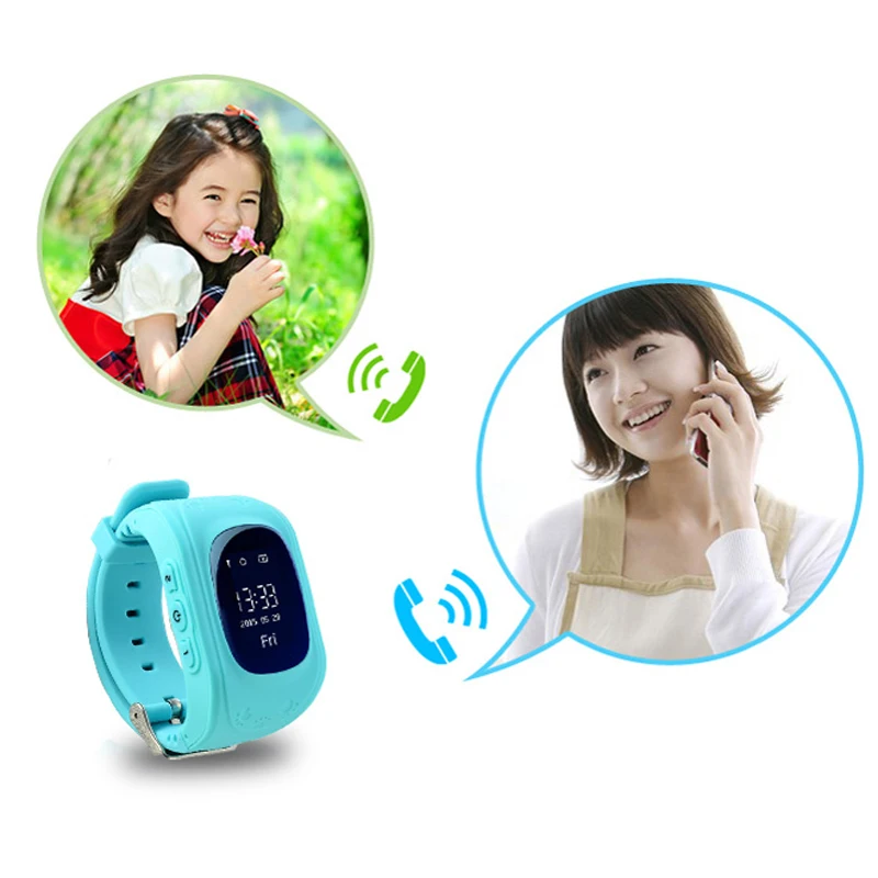 Kids GPS Tracking Watch Q50 New Smartwatch Support SIM Voice Chatting Electronic