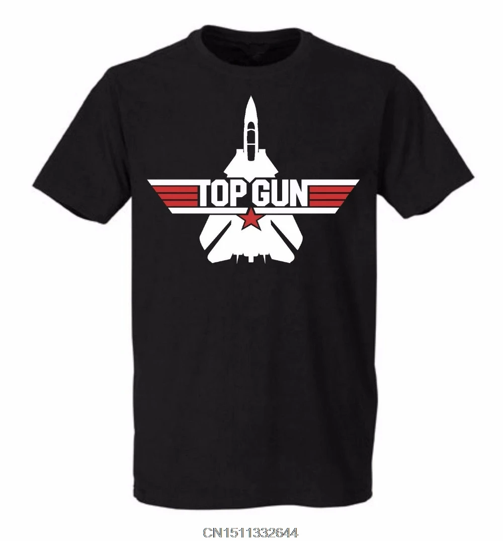 Возьмите Лето 2017 г. Top Gun фильм Для мужчин футболка потому что я был перевернутый