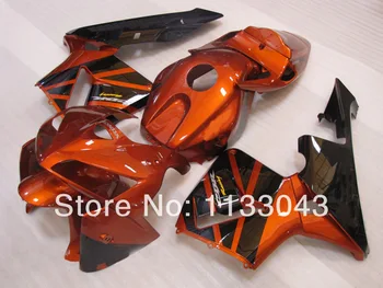 

OEM_quality 100%Fit Orange Black fairing kits for HONDA CBR600RR 05 06 F5 CBR600 RR 2005 2006 injection fairings part #55C1