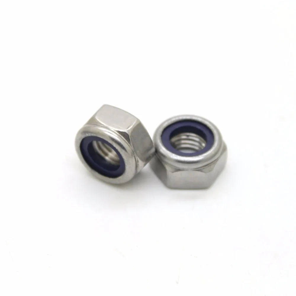 Cheap galvanized self locking nut / nylon lock / locknut M5in Nuts