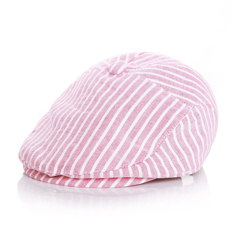 Beret Baby Hat Solid Color Cotton Linen England Style Baby Cap Adjustable Children Hats For Child Beret Kid Hat For 0-5 Years baby accessories bag	 Baby Accessories