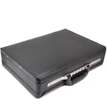 Мужской портфель из натуральной воловьей кожи, чехол для ноутбука, черный деловой портфель для документов, сумка для хранения s