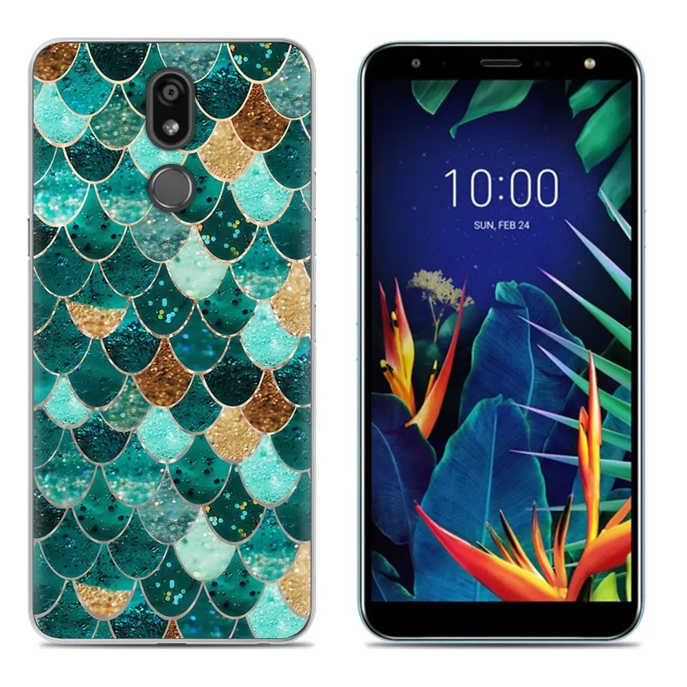 LG K40/K12 Plus 5,7-дюймовый Мягкий чехол для телефона с красочным рисунком модный дизайн ТПУ силиконовый чехол для задней панели телефона - Цвет: 11