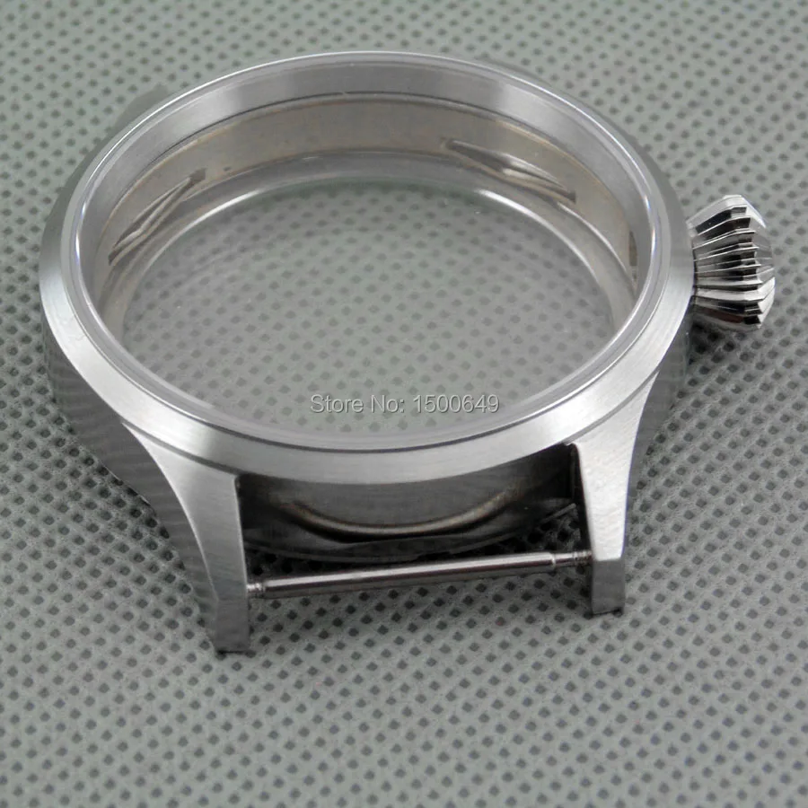 brushed watch case