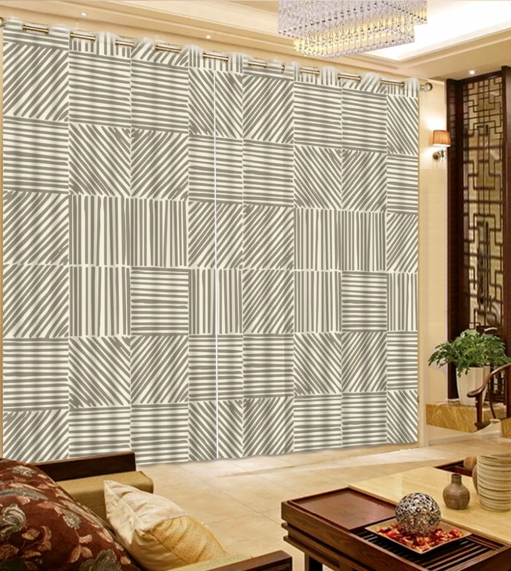 

3d Curtains for Bedroom childenr polyester Blackout Curtains liveing room Personalized weave pattern Window Curtains CL-DLM735