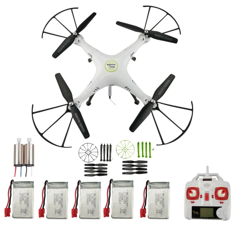 Syma X5HW (X5SW Upgrade) FPV RC Drone with WiFi Camera RC Quadcopter with LED Light Headless Model Gift: Cheap fpv rc, Buy Quality syma fpv drone directly from China rc with camera Suppliers: Syma X5HW (X5SW Upgrade) FPV RC Drone with WiFi Camera RC Quadcopter with LED Light Headless Model Gift
Enjoy ✓Free Shipping Worldwide! ✓Limited Time Sale ✓Easy Return. Brand Name: BLLRC Model Number: X5HW Type: Airplane Material: Plastic Power Source: Electric Charging Voltage: 5V Charging Time: about 120 min Dimensions: 31.5 x 31.5 x 8 CM Features: Remote Control Remote Control: Yes Warranty: no Remote Distance: 100 meters Warning: Users under the age of 14 must be under adult guidance Plugs Type: USB lineCharging State of Assembly: Ready-to-Go Controller Battery: AA 1.5V * 4 Control Channels: 4 Channels Action Time: 6-8 min Controller Mode: MODE2 Age Range: > 14 years old,12-15 Years,Grownups Package Includes: USB Cable,Charger,Original Box,Camera,Operating Instructions,Batteries,Remote Controller Aerial Photography: No 