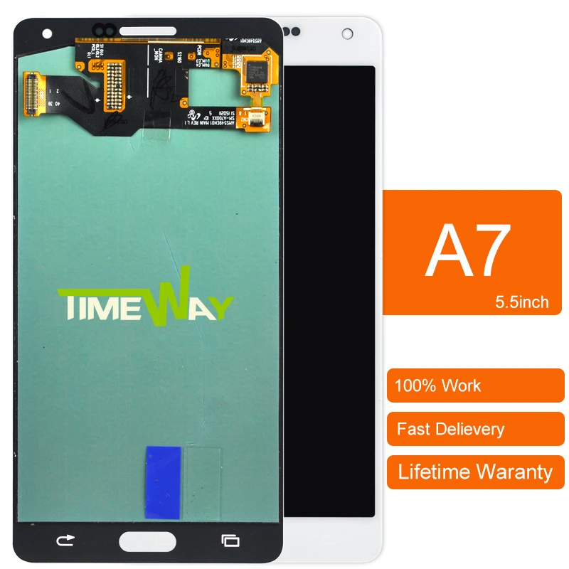 

DHL 5pcs alibaba china highscreen for Samsung  A7 LCD Screen Display Touch Digitizer Assembly A7000 A7009 A700F