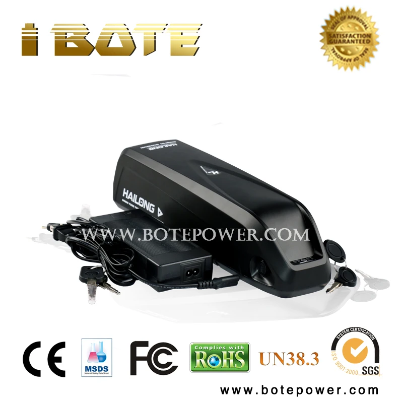 

high capacity lithium battery pack 36V 17.5Ah li-ion battery for electric bike sanyo 18650 cells with 2A charger