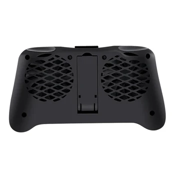 

Mobile Phone Gamepad Joystick Controller with Cooling Fan L1R1 Fire Shooter Handle Remote PUBG Console For IOS Iphone Android