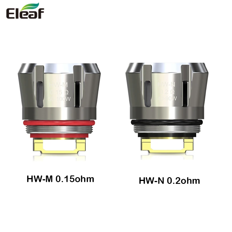 5pcs/Lot Eleaf ijust 3 Coil Head HW-N 0.2ohm HW-M 0.15ohm Coil ELLO Duro Tank Replacement Core for Eleaf ijust 3 Kit