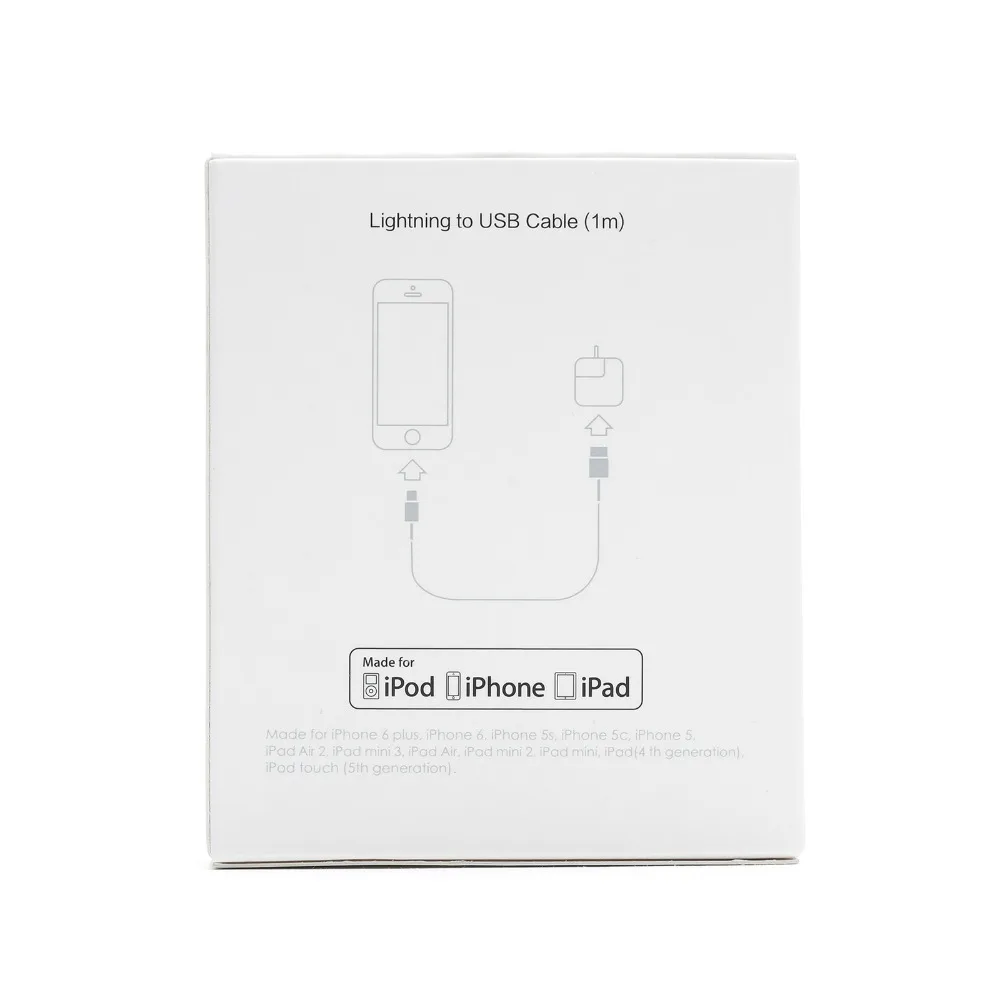 Оригинальный Xiaomi USB кабель MFI для iPhone 5 5S 6 6S 7 8 Plus X XS Max XR Быстрая зарядка 1 м зарядки