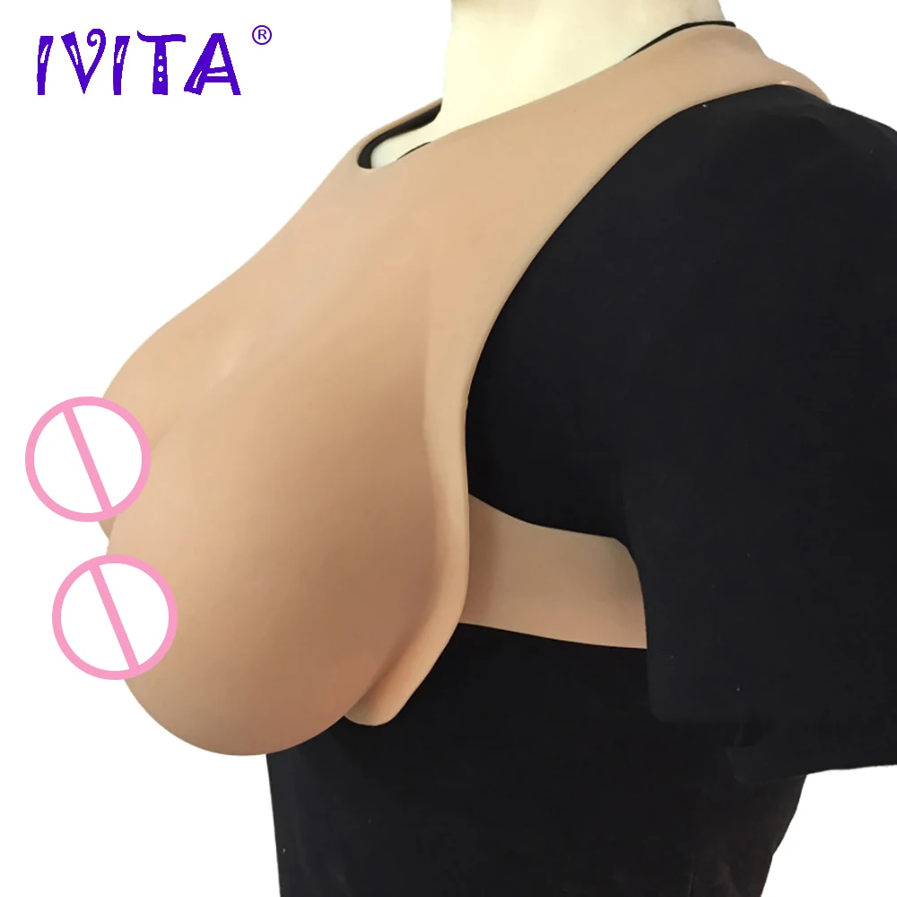IVITA 4600 г высококачественная искусственная силиконовая форма груди s грудь для
