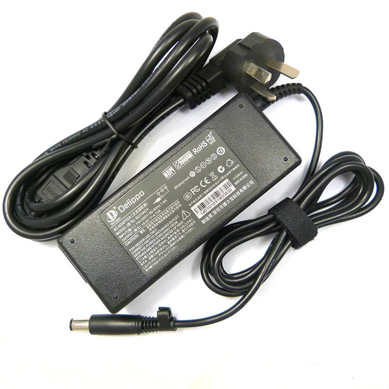 

Delippo 19V 4.74A 90W AC Adapter for HP Probook 4440s 4535s 4530S 4540S 4545s 6470b 6475b 6570b Laptop Charger Power Supply