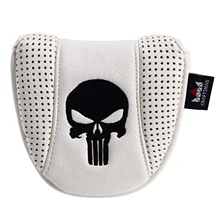 Чехол для клюшки для гольфа с магнитной застежкой с рисунком черепа для клюшки для клюшек