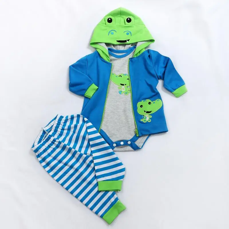 For NPK Reborn Baby Doll Clothes Fashion Style fit 45-48/55-60cm Silicone Reborn baby doll DIY bebe