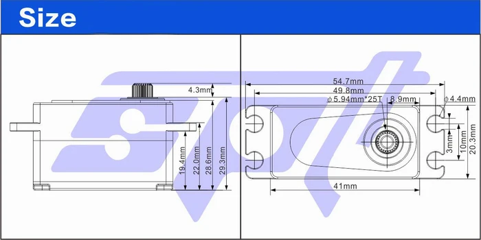 SPT4412LV 12 кг высокий крутящий момент металлический Шестерни Стандартный Цифровой Низкий профиль для Сервомотора 1:10 радиоуправляемой машины аэроплана roboit Arm 180 320 угол