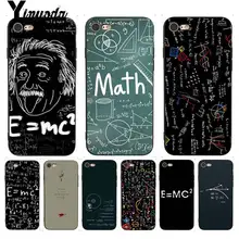 Yinuoda mc2 с E = mc Математика Альберт Эйнштейна чехол для телефона для iPhone X 8 7 6 6S Plus X 5 5S SE XR XS XSMAX11 11pro 11promax