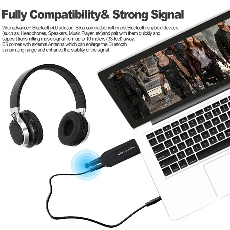 Новый Bluetooth 4 0 микро беспроводной аудио передатчик для чипа ASR8670 портативный USB