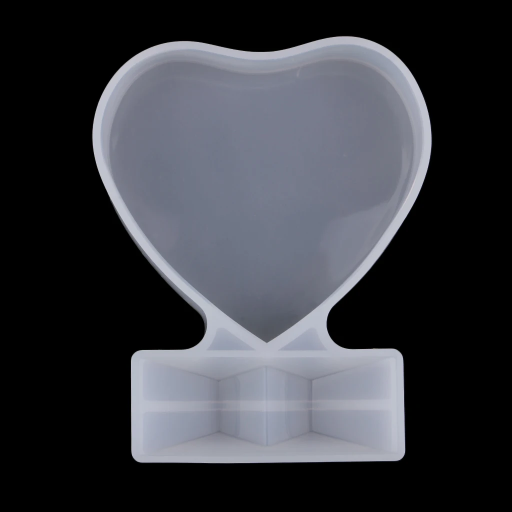 Love Heart Photo Frame Making Mold Silicone Mold Cake Decors Mold DIY Crafts Clay ,Plaster Art Shaping Tools