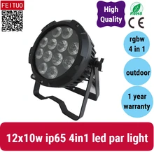 A-(2/Лот) 12x10 Вт наружный rgbw led par 64 FT-043A ip65 led par can водонепроницаемый