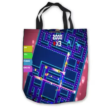 

Custom Canvas Arcade-Game-Series-Pac-Man- (1)Tote Hand Bags Shopping Bag Casual Beach HandBags Foldable 180911-03-64